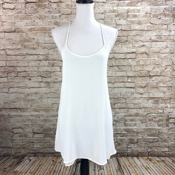 White Crochet Back Dress - Picture 2 of 3